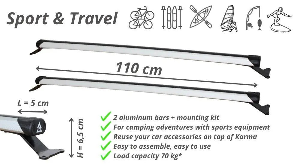 CampUp Karma + Barre Shanti – Bundle per Viaggiatori Sportivi