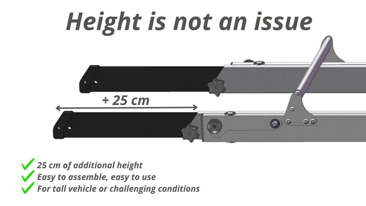 Above the Clouds: CampUp Karma + Extender for Tall Vehicles!